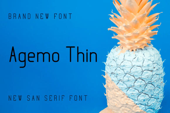 Agemo Thin: A Designer’s Take on Modern Sans Serif Branding