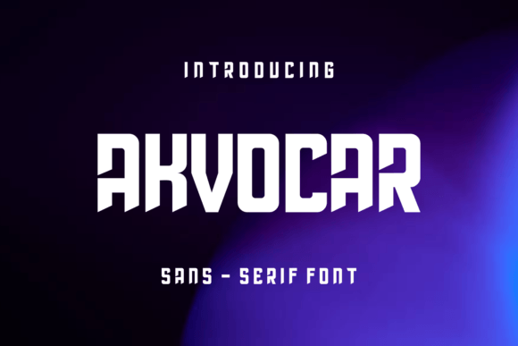 Akvocar: The Modern Sans Serif Typeface for Editorial Design