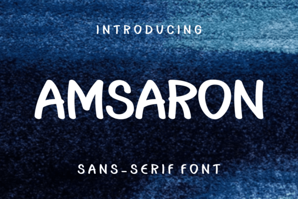 Amsaron: The Unique Sans Serif Typeface for Modern Brand Identity
