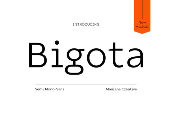 Bigota: A Modern Sans Serif for Editorial Design and Social Media