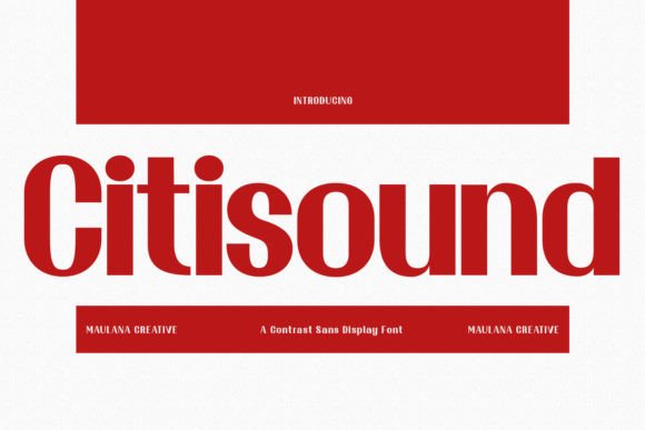 Citisound Typeface Review: A Modern Sans Serif for Digital Brands