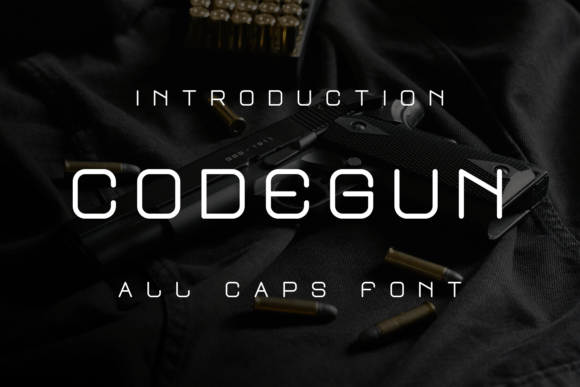 Codegun: The All-Caps Sans Serif Typeface for Modern Web Design