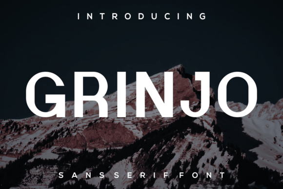 Grinjo: A Modern Sans Serif for Editorial Design
