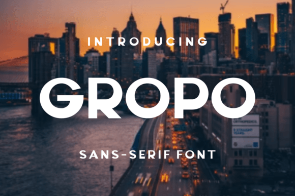 Gropo: The Modern Sans Serif Font for Scroll-Stopping Design