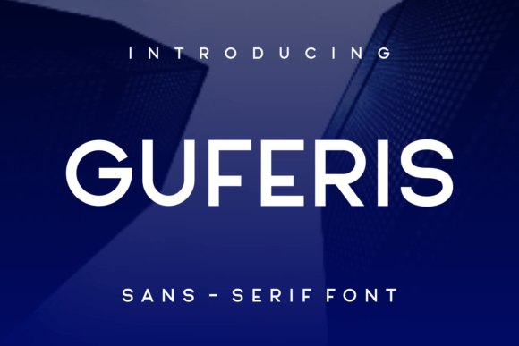 Guferis: A Cool Sans Serif Typeface for Modern Brand Identity