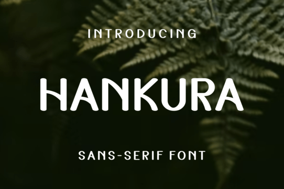 Hankura Typeface: Elevating Campaign Visuals with Distinct Sans Serif Design