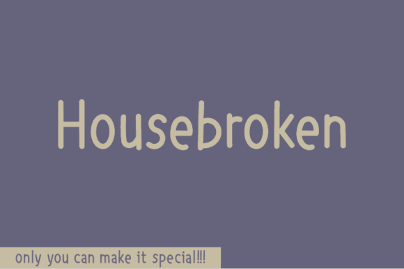 Housebroken Typeface: A Unique Sans Serif for Editorial Design
