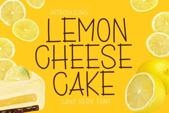 Lemon Cheesecake: A Whimsical Sans Serif Font for Joyful Web Design
