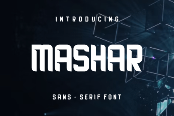 Mashar Typeface: Elevating Brand Identity with Cool Sans Serif Design