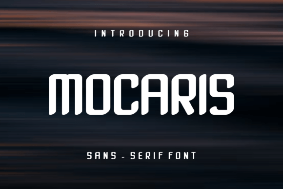 Mocaris: The Modern Sans Serif Font for Clean Digital Layouts