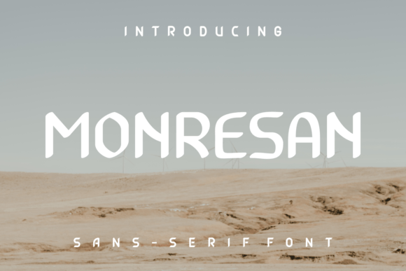Monresan: A Distinct Sans Serif Typeface for Modern Editorial Design