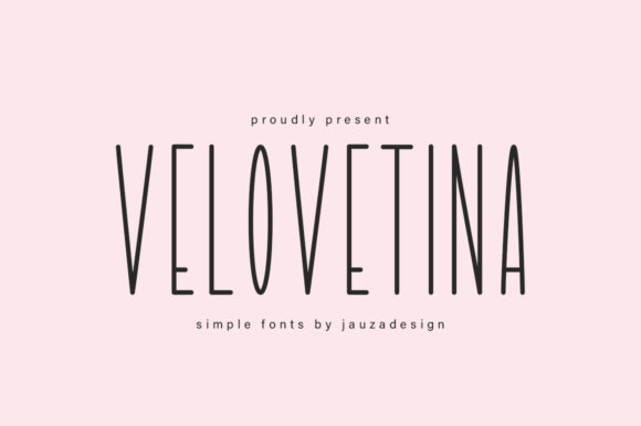 Velovetina: A Clean Sans Serif Typeface for Modern Brand Identity