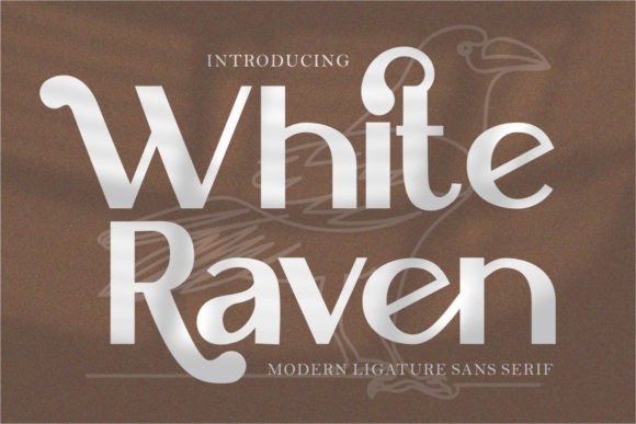 White Raven Typeface Review: Elevating Editorial Design with Modern Sans Serif Elegance