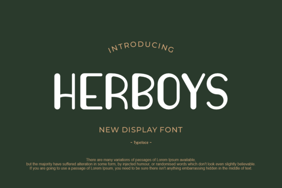 Why Herboys Is the Perfect Sans Serif Font for Small Business Branding